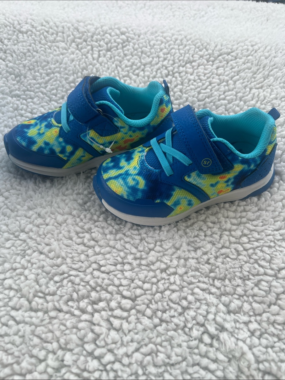 Stride rite kids Blue Tie-Dye Athletic Sneakers - Youth Comfort